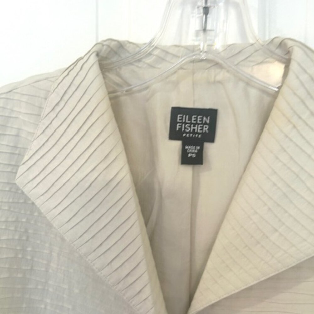 Eileen Fisher Silk Jacket - Size PS - Picture 3 of 7